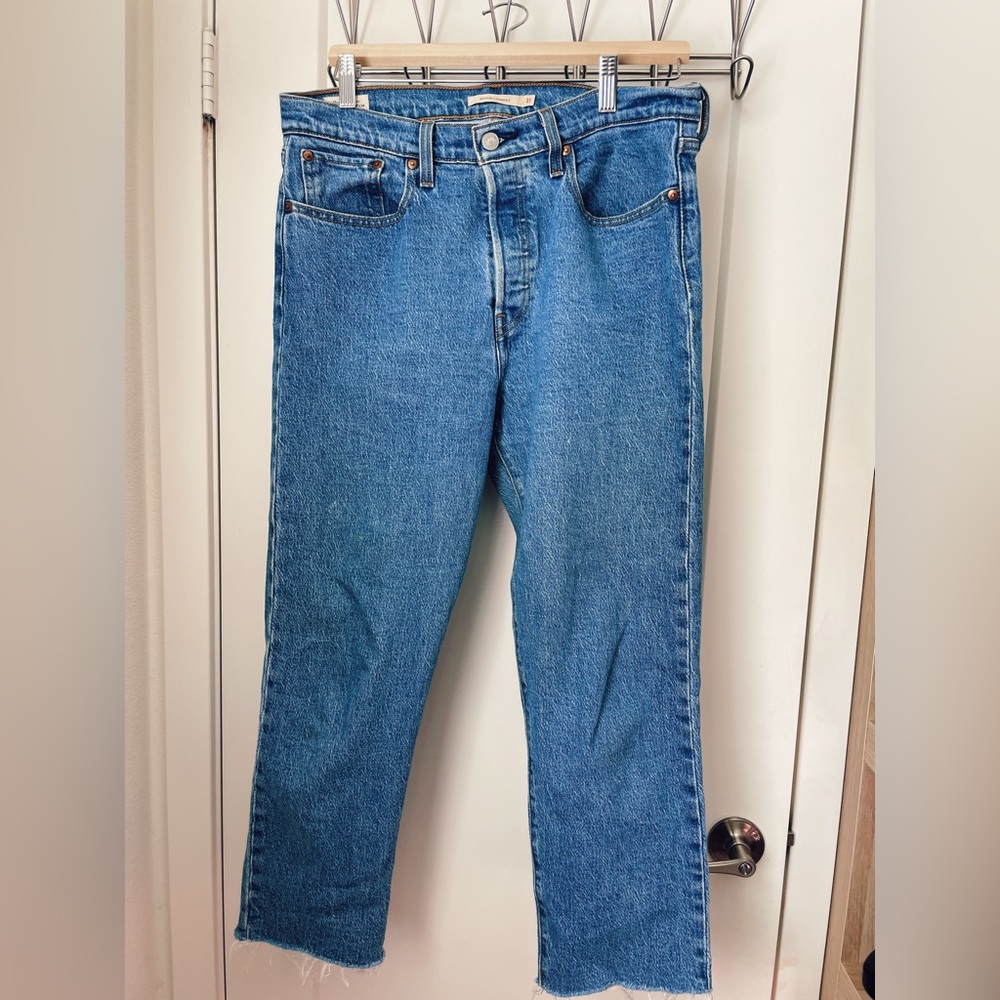 Levi Wedgie Fit Straight Leg Denim Jeans